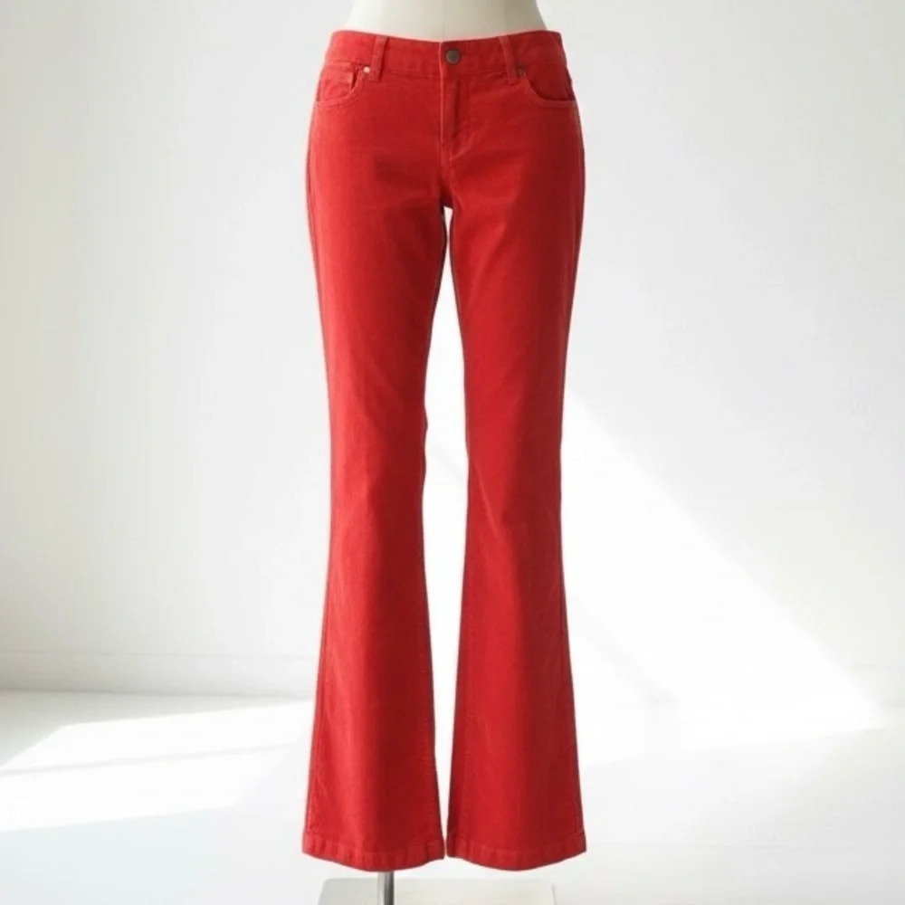 New J. Crew corduroy pants in red